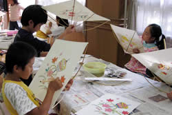 写真:絵付け体験