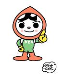 人権イメージキャラクターのイラスト:人KENまもる君