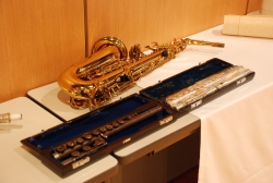 管楽器の展示