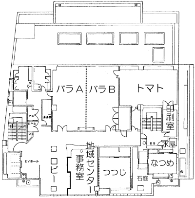 4階(地域センター) 平面図