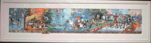 画像:壁画レプリカ(高田馬場の一年)