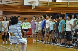 写真：子どもたちの校歌