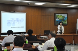 開会のあいさつをする中山区長