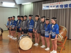 写真:和太鼓(余丁町小学校)