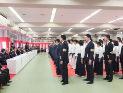 写真:第四方面区内警察署対抗柔道・剣道大会の様子