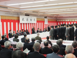 写真:牛込警察署武道始式の様子