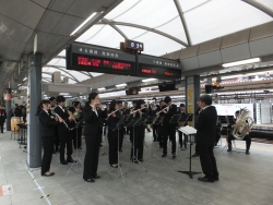 写真：JR新宿駅開業130周年セレモニーの様子