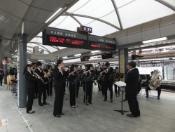 写真:JR新宿駅開業130周年セレモニーの様子