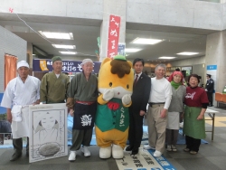 写真:沼田市そば打ちの皆さんと記念撮影