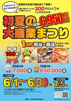 6月1日~7月5日「初夏の大商業まつり」を開催小写真1