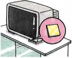 テレビや冷蔵庫の固定画像