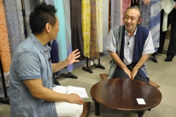 写真:マイスター富田篤さんとの対談