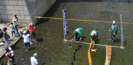 写真：水元実演