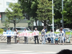 写真：牛込消防団消防操法大会の様子