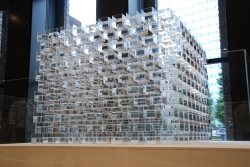 写真:空間デザイン部門最優秀賞作品 「INVISIBLE CLEAR」(見えない透明)/多摩美術大学