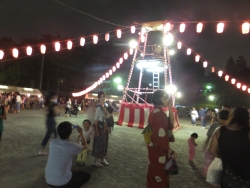 写真：北新宿公園盆踊り大会の様子