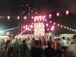 写真:角筈地区青少年育成会納涼盆踊り大会の様子