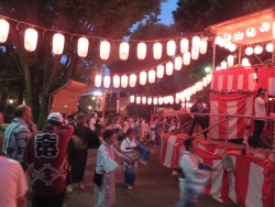 写真：大京町商店会納涼盆踊り大会の様子
