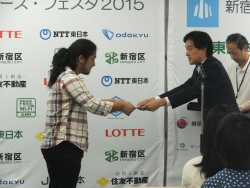 写真:表彰式の様子