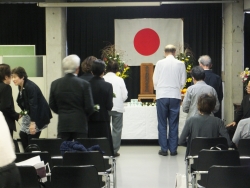 写真：戦没者慰霊祭の様子