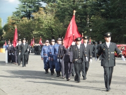 写真:消防団合同点検の様子