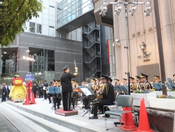 写真：東京消防庁音楽隊による演奏