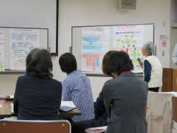 写真:学習成果の発表
