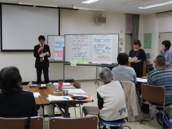 写真:学習成果の発表