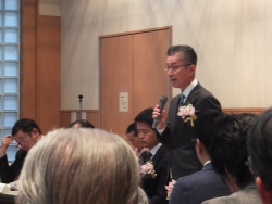 写真;懇談会の様子