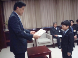 写真:表彰式の様子