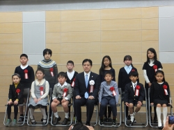 写真:受賞者の皆さんと記念撮影
