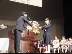 写真:表彰式の様子