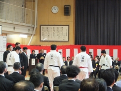 写真:武道始式の様子