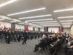 写真:新宿消防団始式の様子