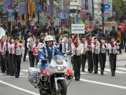 写真：早稲田大学応援部吹奏楽団の皆さん