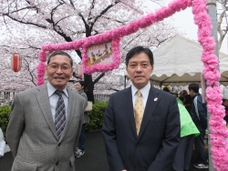 写真:神田川さくらまつり入口