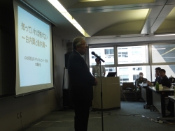 写真:医師会長のあいさつ