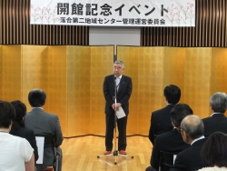 写真:会長のあいさつ