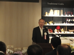 写真:京王電鉄会長のあいさつ