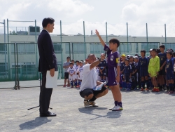 写真：選手宣誓