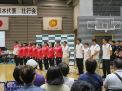 写真：日本代表の選手・スタッフの皆さん