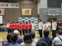写真:日本代表の選手・スタッフの皆さん