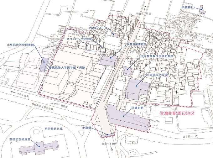 信濃町駅周辺地区のまちづくり画像1