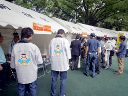 写真:防災フェスタ展示ボース