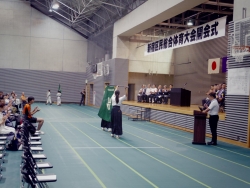 写真：開会式風景