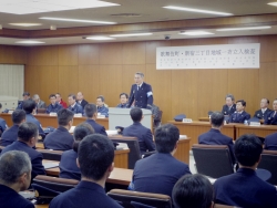 写真:消防総監あいさつ