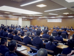 写真:一斉立入検査開会式の様子
