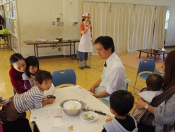 写真:調理前の会場の様子