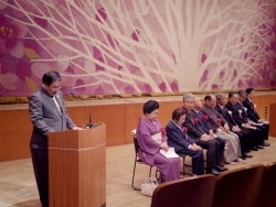 写真:開会のあいさつ