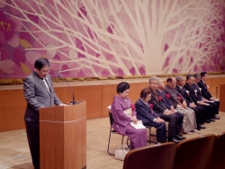 写真：開会のあいさつ